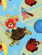 Бумага глянцевая «Добрые мультики», 70×100 см - фото 120060625