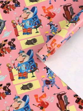 Бумага глянцевая «Добрые мультики», 50 × 70 см