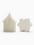 Подарочный набор новогодний: бомбочка снежинка и фигурная свеча дом, URAL LAB - Фото 4