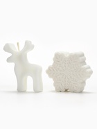 Подарочный набор новогодний: бомбочка снежинка и фигурная свеча олень, URAL LAB - Фото 4