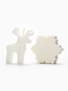 Подарочный набор новогодний: бомбочка снежинка и фигурная свеча олень, URAL LAB - Фото 5