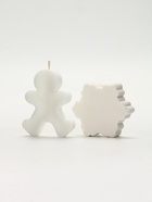 Подарочный набор новогодний: бомбочка снежинка и фигурная свеча пряня, URAL LAB 10941938