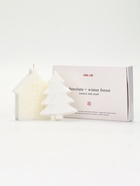 Подарочный набор новогодний: фигурное мыло ёлка и фигурная свеча дом, URAL LAB 10941939