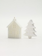 Подарочный набор новогодний: фигурное мыло ёлка и фигурная свеча дом, URAL LAB 10941939