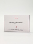 Подарочный набор новогодний: фигурное мыло ёлка и фигурная свеча дом, URAL LAB 10941939