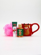 Подарочный набор новогодний «Олень», гель для душа, кружка, мочалка и крем для рук, URAL LAB - фото 809382326