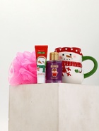 Подарочный набор новогодний «Снеговик», гель для душа, кружка, мочалка и крем для рук, URAL LAB 10610715