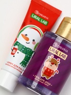 Подарочный набор новогодний «Снеговик», гель для душа, кружка, мочалка и крем для рук, URAL LAB - фото 63635935