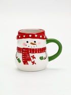 Подарочный набор новогодний «Снеговик», гель для душа, кружка, мочалка и крем для рук, URAL LAB - фото 63635940