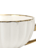 УЦЕНКА Чайный сервиз SL Home «Гарда» 6 шт., чашек 200 мл, 6 шт., блюдец d=15 см, белый с золотом 985 - Фото 4