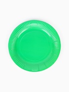 Тарелка одноразовая бумажная «Зеленый», 18 см 10949213