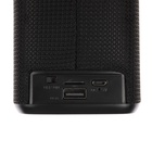 УЦЕНКА Портативная колонка Luazon LZZ-62, 10 Вт, 800 мАч, подсветка, micro SD, чёрная - Фото 6