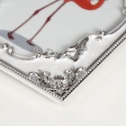 УЦЕНКА Фоторамка для фото 13×18 см «Старинная рама», пластик под металл, серебро с белым, 20.7×15.2 см 10971798