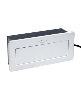 {{photo.Alt || photo.Description || 'УЦЕНКА Розетка выдвижная Luazon Lighting, 16 А, трехместная, в стол, серебристая'}}