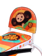 УЦЕНКА Снегокат «Twiny 2» Чебурашка, со спинкой, с родительской ручкой, оранжевый, TW2/ЧБ1 Nika - Фото 16