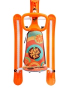 УЦЕНКА Снегокат «Twiny 2» Чебурашка, со спинкой, с родительской ручкой, оранжевый, TW2/ЧБ1 Nika - Фото 17
