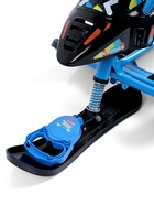 УЦЕНКА Снегокат Snowpatrol, со спинкой, чёрный, синий, СНД2/SP4 Nika Kids - Фото 12