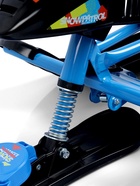 УЦЕНКА Снегокат Snowpatrol, со спинкой, чёрный, синий, СНД2/SP4 Nika Kids - Фото 13