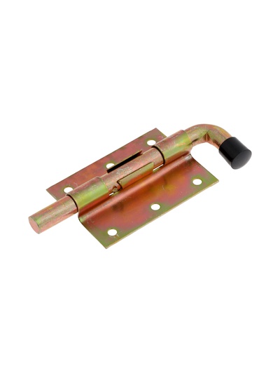 УЦЕНКА Задвижка дверная, 80 мм по основанию, оцинкованная