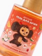 Гель для душа детский, аромат тропические фрукты, 100 мл, Чебурашка - Фото 2