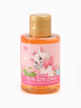 Гель для душа детский, аромат тропический кексик, 100 мл, Кошечка 10901225