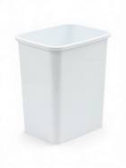 УЦЕНКА Ведро для мусора «Камелия», 8 л, белое, без крышки - Фото 2
