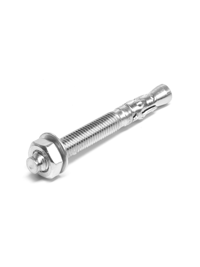 Анкер ТУНДРА, клиновой, оцинкованный, 10×95 мм, набор 60 шт.