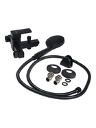 УЦЕНКА Смеситель для ванны ZEIN Z3843, однорычажный, душевой набор, лейка 5 режимов, черный - Фото 11