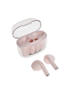 УЦЕНКА Наушники беспроводные Mybit Pro13, TWS, вкладыши, BT 5.0, 30/180 мАч, прозрачный кейс, розовые - Фото 6