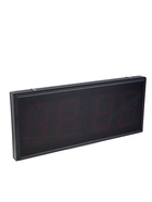 УЦЕНКА Часы электронные настенные «Соломон», таймер, секундомер, 26×4.5×60 см, красные цифры 17 - Фото 2