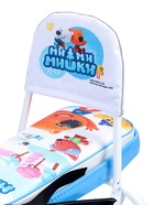 УЦЕНКА Снегокат «Тимка спорт 4-1» Ми-ми-мишки, со спинкой, голубой, ТС4-1/ММ1 Nika Kids - Фото 14