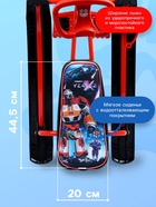 УЦЕНКА Снегокат «Тимка Спорт 2+» с галактическим роботом, красный, ТС2+/ГР Nika Kids - Фото 3