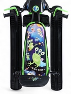 УЦЕНКА Снегокат Snowpatrol с пришельцами, со спинкой, чёрный, зелёный, СНД2/П2 Nika - Фото 17