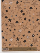 Бумага упаковочная крафтовая «Звёзды», 70×100 см - Фото 5