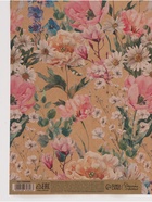 Бумага упаковочная крафтовая «Цветы», 70×100 см - Фото 5