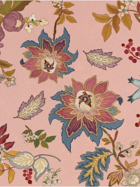 Бумага упаковочная глянцевая двухсторонняя «Цветы», 70 ? 100 см (комплект 10 шт)