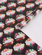 Бумага упаковочная глянцевая «С Днём рождения», шары, 70 × 100 см 10889842