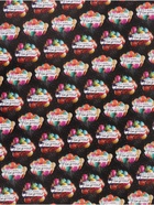 Бумага упаковочная глянцевая «С Днём рождения», шары, 70 × 100 см 10889842