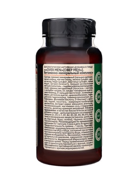 Мужской комплекс OVER MEN OVERvit, витамины и минералы, 60 капсул