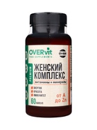 Женский комплекс OVER WOMEN OVERvit, витамины и минералы, 60 капсул - фото 23599579