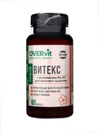 Витекс с витаминами В6, В9 OVERvit, для женского здоровья, 60 капсул - фото 23599581