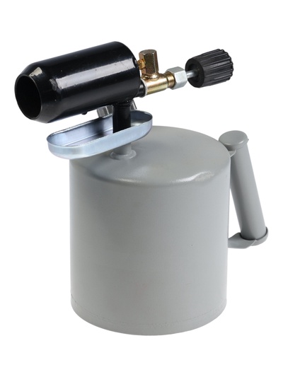 УЦЕНКА Лампа паяльная ТУНДРА, зауженный эжектор, расход <1.2 л/ч, АИ 92-95, объем 2 л