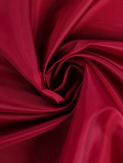 Подкладочная ткань таффета, 180Т, ширина 150 см, 100 м, полиэстер, бордовая