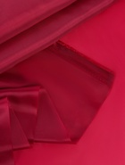 Подкладочная ткань таффета, 180Т, ширина 150 см, 100 м, полиэстер, бордовая - Фото 2