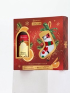 Подарочный набор новогодний «Ароматы праздника», гель для душа, глинтвейн, 100 мл и носки, URAL LAB 10885092