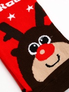 Подарочный набор новогодний «Ароматы праздника», гель для душа, яблоко, 100 мл и носки, URAL LAB 10885093