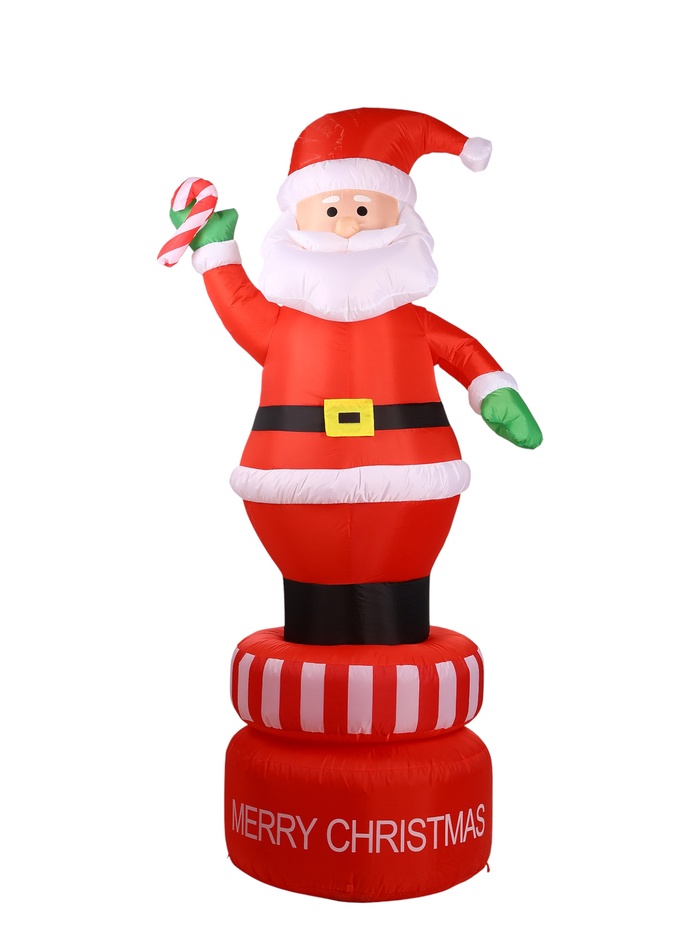 Надувная фигура «Дед Мороз» 210 см - Фото 1