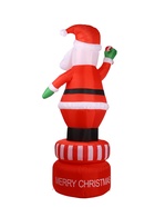 Надувная фигура "Дед Мороз" 210 см 10972527