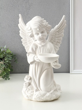 {{photo.Alt || photo.Description || 'УЦЕНКА Статуэтка «Ангелочек сидячий с чашей» 33×21×17.5 см'}}