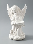 УЦЕНКА Статуэтка «Ангелочек сидячий с чашей» 33×21×17.5 см 10972543